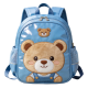 Denim Bear Backpack