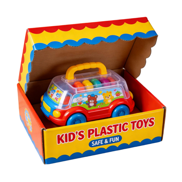 Musical Car Toy with Beads