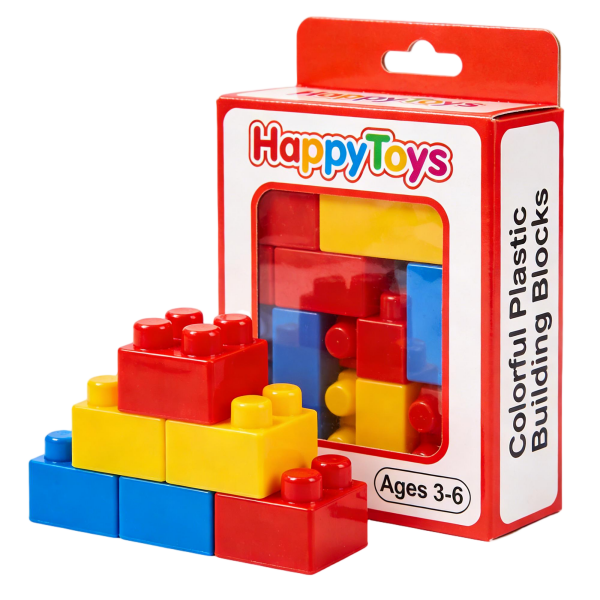 Basic Colorful Plastic Building Blocks