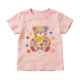 Floral Teddy Bear Pink Tee