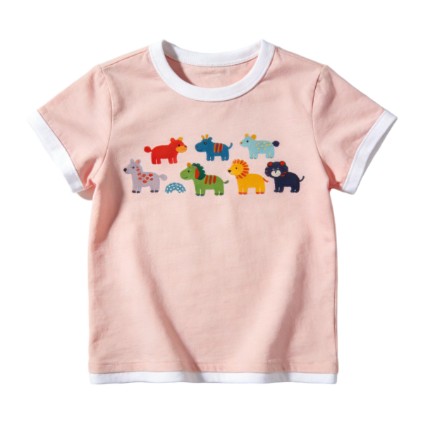 Safari Friends Pink Tee
