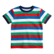 Rainbow Stripe Crew Neck Tee